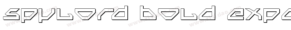 Spylord Bold Expanded Italic字体转换